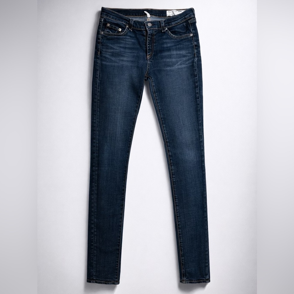 RAG & BONE Wonderland Skinny Jeans Made in USA Dark Wash Denim 28